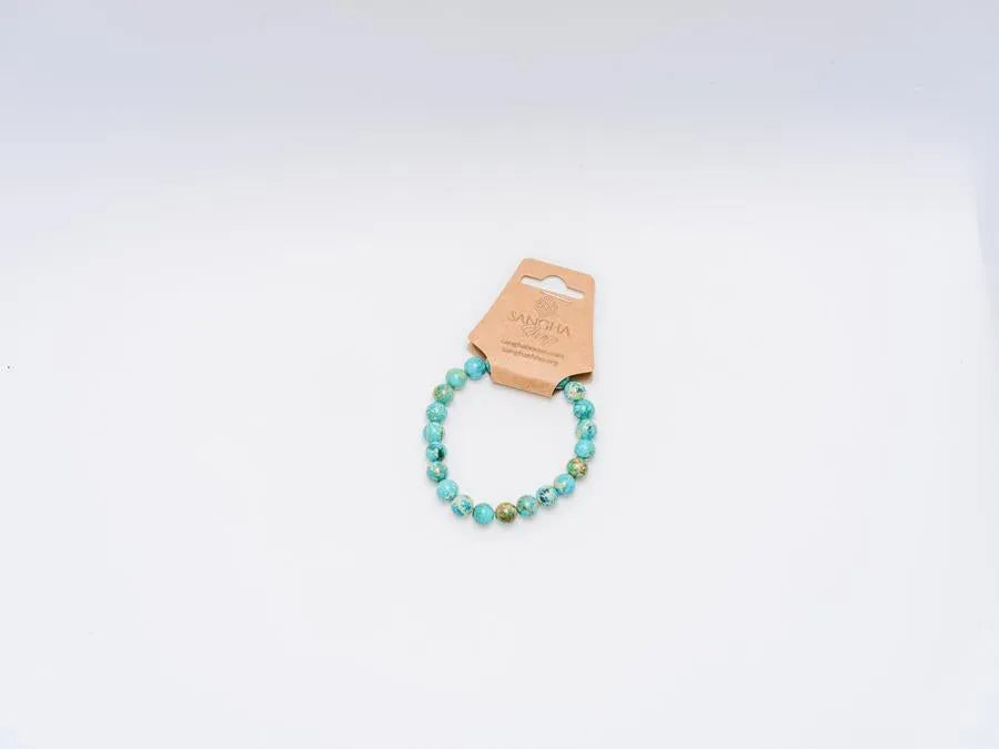 Tibetan Turquoise Mala Bracelet
