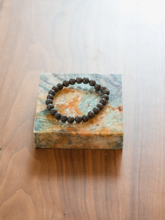 Lava Rock Mala Bracelet