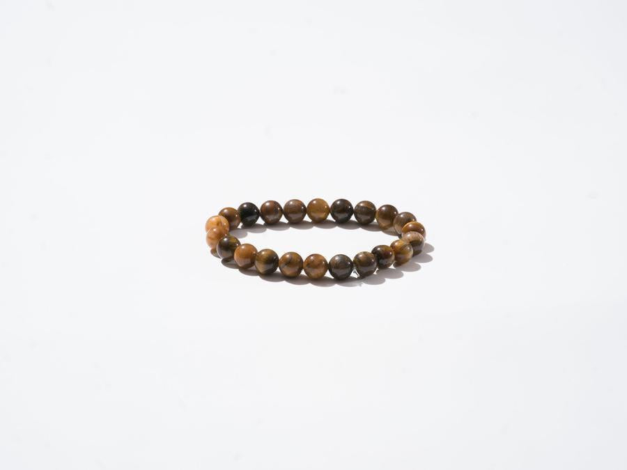 Tiger Eye Bracelet For Men 8MM Natural Stone Beads Bracelet Set Stretch Lava Rock