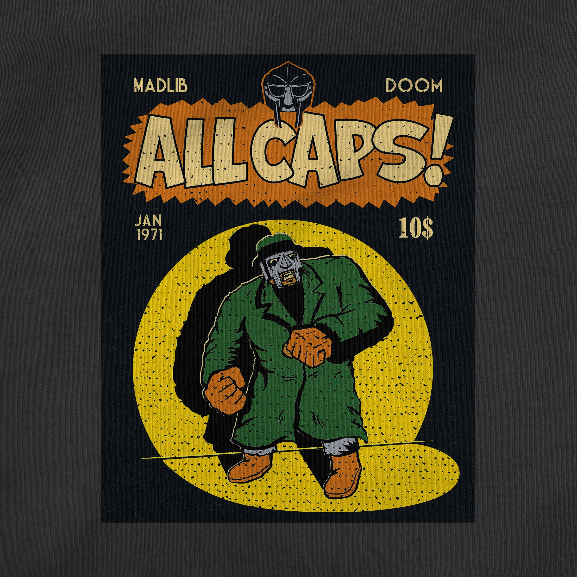 MF DOOM - ALL CAPS T-Shirt