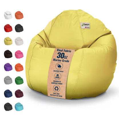 Vinyl Bean Bag Chair – Marine Grade Indoor/Outdoor Lounger