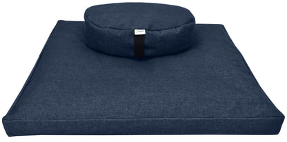 Cotton Meditation Cushion Set – Zafu & Zabuton, USA Made