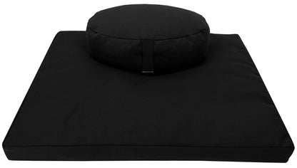 Hemp Meditation Cushion Set – Zafu & Zabuton, Organic Fill