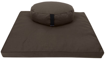 Hemp Meditation Cushion Set – Zafu & Zabuton, Organic Fill