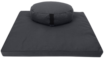 Hemp Meditation Cushion Set – Zafu & Zabuton, Organic Fill