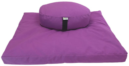 Cotton Meditation Cushion Set – Zafu & Zabuton, USA Made