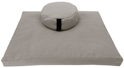Hemp Meditation Cushion Set – Zafu & Zabuton, Organic Fill