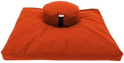 Cotton Meditation Cushion Set – Zafu & Zabuton, USA Made