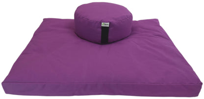 Cotton Meditation Cushion Set – Zafu & Zabuton, USA Made