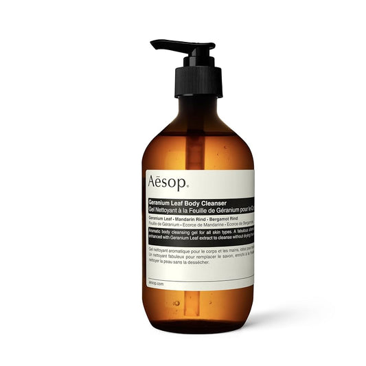 Aesop Geranium Leaf Body Cleanser 500ml – Vegan Botanical Body Wash