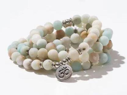 Amazonite Mala - Meditation & Prayer Beads