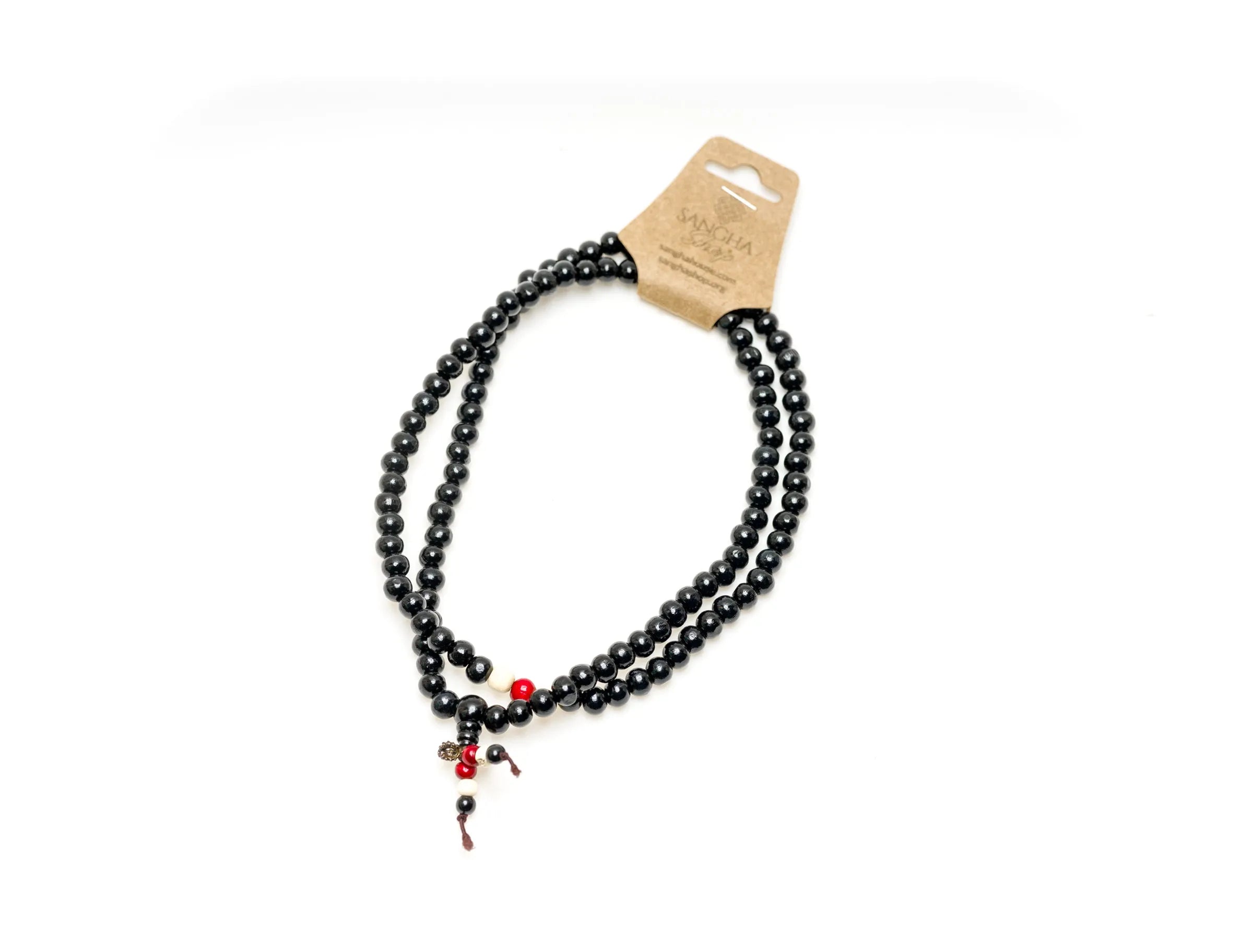 Black Bead Mala | 108 Prayer Beads for Protection & Inner Strength