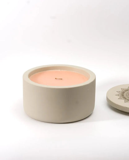 Cast Concrete Candle
