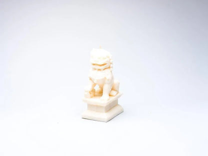 Chinese Guardian Lion Candles (Fu Dogs)