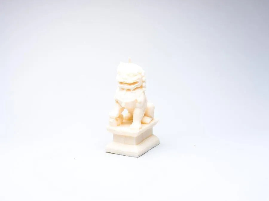 Chinese Guardian Lion Candles (Fu Dogs)