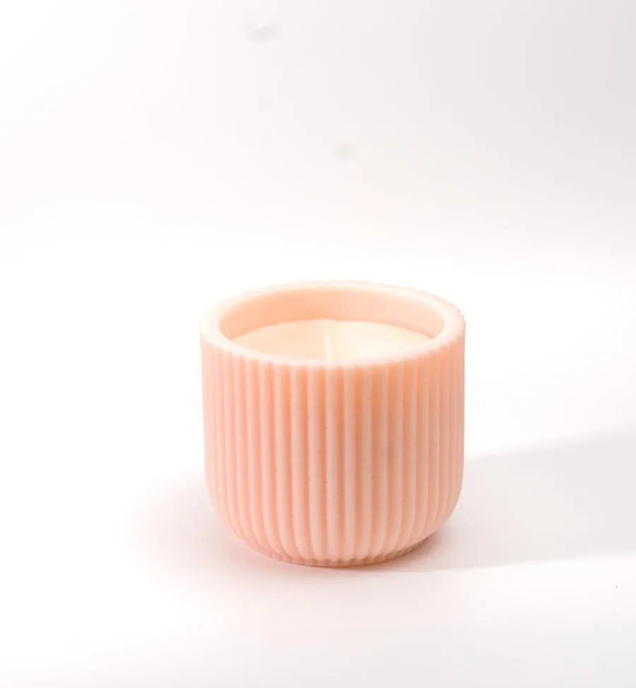 Duo Ribbed Bullet Candle