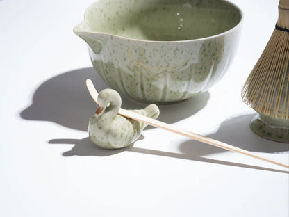 Matcha Tea Whisk Set – 5-Piece Japanese Tea Ceremony Kit (Matcha Green)