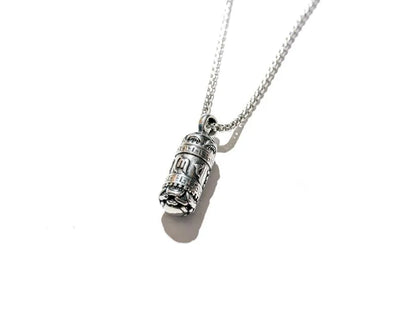 Om Mani Padme Hum pendant with small storage area for Ash or sand. | Handcrafted & Mindful Products