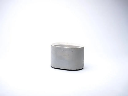 Oval Concrete Incense Holder