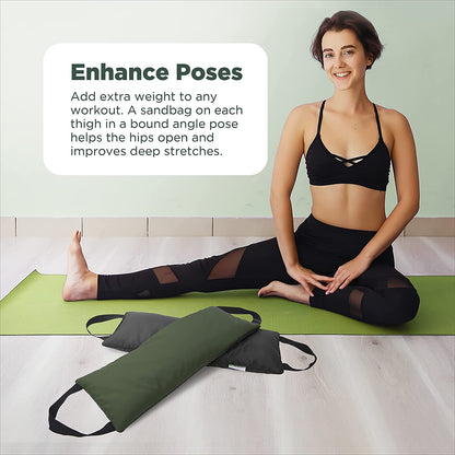 Yoga Sandbag – 10 lb Dust-Free Strength & Balance Tool