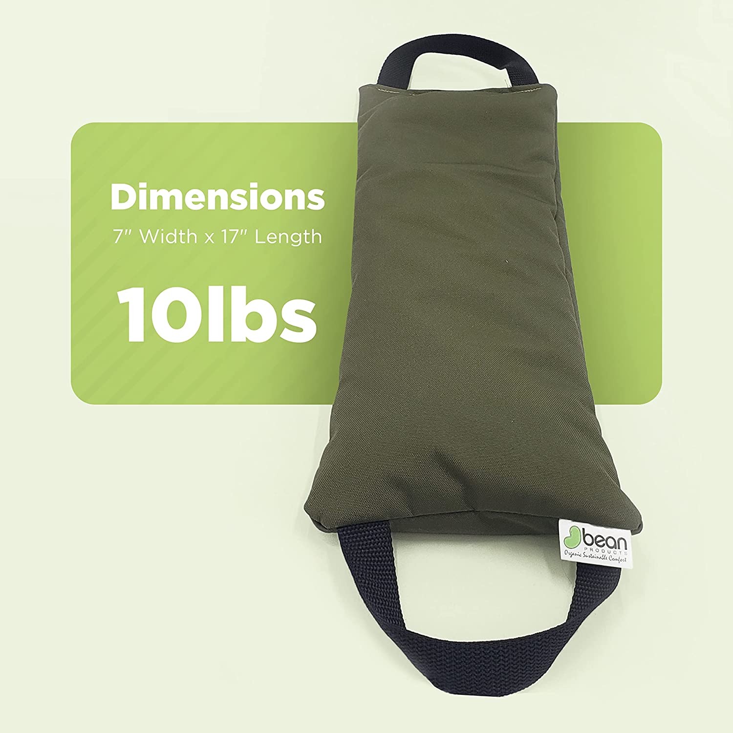 Yoga Sandbag – 10 lb Dust-Free Strength & Balance Tool