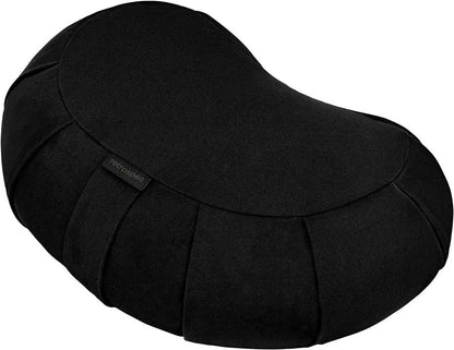 Zafu Crescent Meditation Cushion - Black